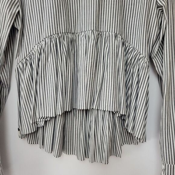 Striped Ruffles Shirt - Picture 7 of 16